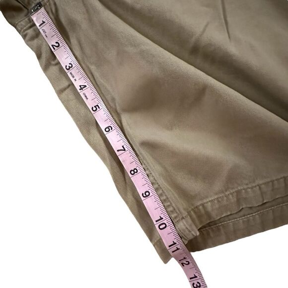 Quiksilver ~ Mens Tan Chino Shirts ~ size 36 ~ 4 pocket ~ black leather tab - Picture 9 of 11